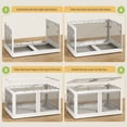 thumbnail image 3 of EnHomee Collapsible Plastic 120 GAL Storage Bins, White, 4 Count Pack, 3 of 10