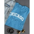 thumbnail image 3 of Chicago 1998 College Style T-Shirt Women -Image by Shutterstock, Female 5X-Large, 3 of 4