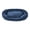 Blue, variant on Vibrant Life Small Oval Corduroy Cuddler Pet Bed, Blue, 22" x 15"