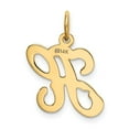 thumbnail image 3 of Diamond2Deal 14K Pendentif Initiale en Or Jaune Lettre H pour Femmes, 3 of 6