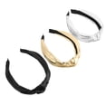 thumbnail image 2 of Bandeau, 3pcs Mode PU Tissu Cheveux Bande Cheveux Beauté Outil Habilement Conçu, 2 of 8