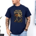 thumbnail image 2 of Halloween Vibes Spooky Season Pumpkin Witch Tis The Season T-Shirt, Fullsizes S-5XL Multicolors T-Shirt, 2 of 5