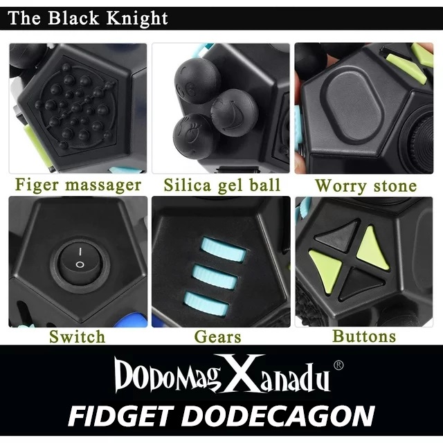 DoDoMagxanadu 12-Sided Fidget Cube Toy photo 3