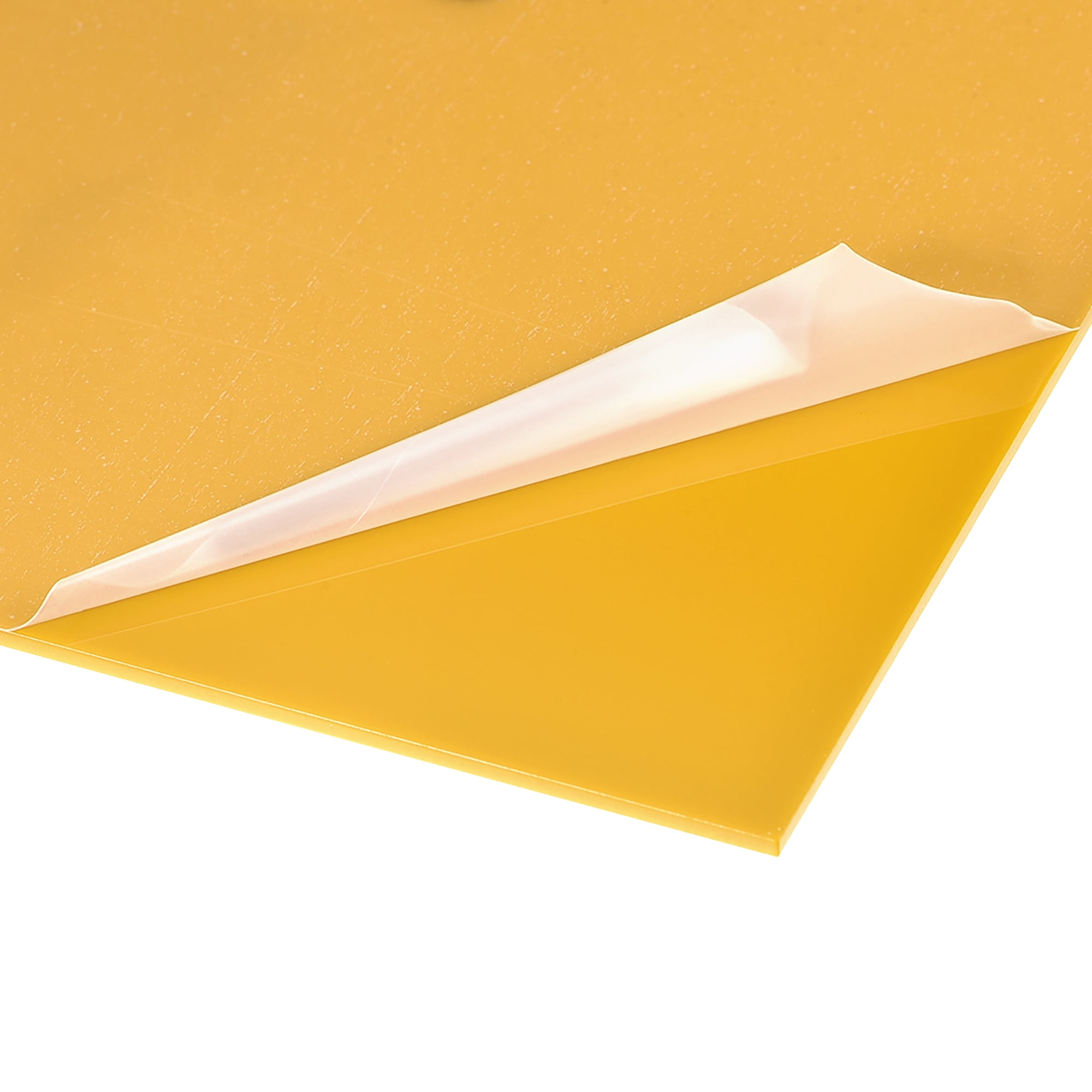Yellow Cast Acrylic Sheet,8' x 10',1.8mm Thick,Plastic Acrylic Board for Signs Display Projects,Craft(20x25cm)