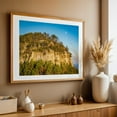thumbnail image 4 of Big Pinnacle 02 - Winston-Salem North Carolina Photography Oak Framed Wall Art Print 12 x 18 inches, 4 of 6