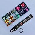 thumbnail image 2 of Umbrella Corporation pegatina arco iris láser residente mal pegatinas decoración para coche lateral tronco espejo retrovisor impermeable huangjie unisex, 2 of 2