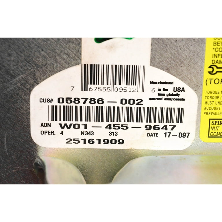 Firestone W01-455-9647, 25161909 Airide Air Spring NOS - Walmart.com 