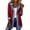 Red jacket women, variant on Womens Corduroy Patchwork Collared Shirt Petite Loose Button Down Long Sleeve Shacket Casual Cardigan Jackets XXS-XL Khaki,L
