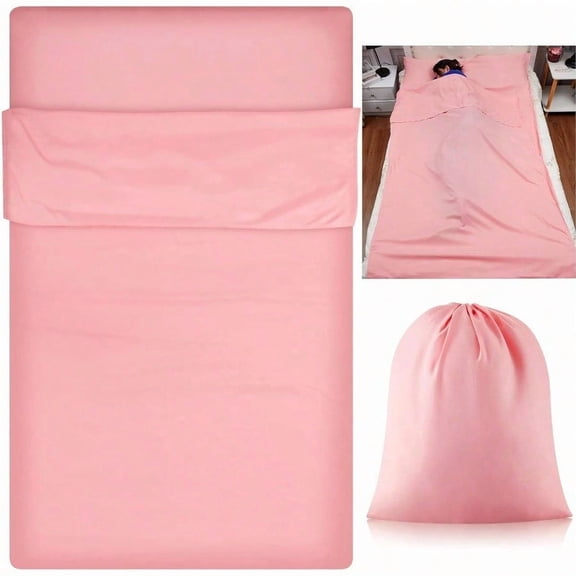 Self Tan Sleep Sack Reusable Body Self Tanners Lightweight Breathable Tanning Sleeping Sac For Bed Travel Sleeping Bag Pink