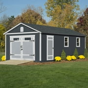 Handy Home Products Manhattan 12 ft. x 24 ft. Garage Wood Shed