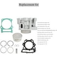thumbnail image 5 of waltyotur Cylinder Repair Kit Piston Gaskets Replacement for Hisun UTV 700 Massimo Supermach Bennche 12100-F39-0000 13101-F39-0000, 5 of 5
