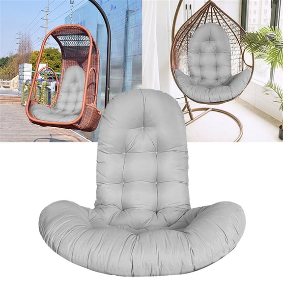 Homesteed Hanging Egg Chair Cushion Replacement Outdoor Swing Chair Cushion Pad for Patio Furniture Porch Swing and Papasan Chair