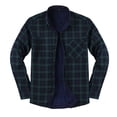 thumbnail image 4 of Chemise Décontractée Chaude en Molleton Épais pour Hommes Automne et Hiver à Manches Longues avec Col à Revers et Carreaux, 4 of 4