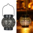 thumbnail image 3 of Tomshine Solar Powered Lantern Light Luces LED colgantes Flor ahuecada Leyfeng Luz solar, 3 of 7