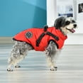 thumbnail image 6 of SILVERCELL Dogs Waterproof Warm Coat Vests Adjustable Reflective Rainproof Jacket Pet Dog's Padded Vest Clothes with Built in Harness Windproof Zipper Snow Coats Snowsuit for Small Medium Large Dogs, 6 of 9