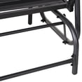 thumbnail image 4 of Resenkos 2-Person Outdoor Glider Bench Patio Swing Loveseat, Steel Frame, Backyard, Garden Porch, Relaxing Seat,Grey, 4 of 14