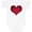AA-White, variant on Inktastic Red Plaid Heart Boys or Girls Baby Bodysuit