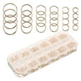 thumbnail image 4 of Shisuyan 1200Pcs Iron Jump Rings Bracelet Connecting Rings Multipurpose Jump Rings Supplies, 4 of 8