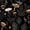 Black Gold, variant on Boho Wallpaper Peel and Stick Dark Floral Contact Paper 17.5" x 197" Vinyl Self Adhesive Vintage Mushrooms Wall Mural Leaf Wall Paper for Room Countertop Drawer Decor(Golden,Black)