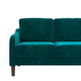 thumbnail image 6 of DHP Marbella 3-Seater Sofa Couch, Living Room Furniture, Green Velvet, 6 of 18