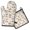 Cartoon Corgi, variant on Cavalier King Charles Spaniels and Flowers Kitchen Oven Mitt and Pot Holder Sets 2 Pcs for Baking, Cooking and Grilling, Heat Resistant Up To 392 °F