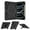 Black, variant on for iPad Pro 13" M4 2024 Tablet Case with Rotatable Kickstand Pencil Holder, Corners Shockproof Military Grade Drop Protective Cover for iPad Pro 13" M4 2024, Gray
