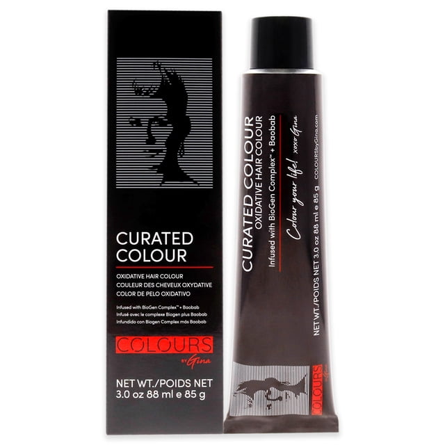 Color curado - 6.0-6N Rubio oscuro natural de Colors By Gina para unisex - Color de cabello de 3 oz