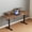 Brown, variant on 63 x 24 Inches Standing Desk with 2 Adjustable Monitor Shelves,  Electric Stand Up Desk Adjustable Height from 28-46 inches for Home and Office, Walnut