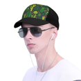 thumbnail image 4 of Yiaed Cactus 1 Print Baseball Cap Dad Hat Polo Style Plain Blank Adjustable Size, 4 of 5