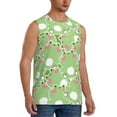 thumbnail image 2 of Balery Cute Frog2 Men's Sleeveless Muscle Shirts Workout Tank Top, Moisture Wicking, Odor Protection-Small, 2 of 8