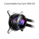 thumbnail image 5 of Disipador líquido para CPU AIO todo en uno ASUS ROG Strix LC II 240, radiador de 240 mm, compatible con Intel LGA1700, 115x/2066 y AMD AM4/TR4, 2 ventiladores PWM de 4 pines y 120 mm., 5 of 5