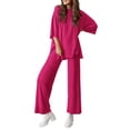 thumbnail image 1 of Conjunto Deportivo PRETTYGARDEN en Rosa Rojo para Mujer, Talla Pequeña, 1 of 7