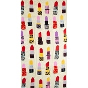 Rong Rong 100% Cotton Lipstick Lover Beach Towel