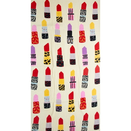 Rong Rong 100% Cotton Lipstick Lover Beach Towel