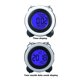 thumbnail image 4 of Reloj despertador doble de 4 pulgadas con pantalla de fecha y hora, reloj despertador digital LED ruidoso, 2 juegos de relojes despertadores, azul, 4 of 5