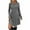 #237 Gray, variant on Women’s Casual Knit Sweater Hide Belly Dress, Long Sleeve Round Neck Ribbed Knit Fabric, Above Knee A Line Silhouette, Comfortable Everyday Wear