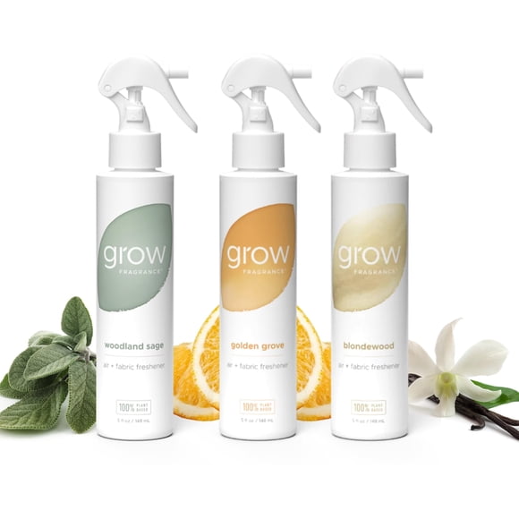 Ambientador en aerosol, fragancia para cultivo, 100% vegetal, 150 ml, paquete de 3