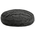thumbnail image 4 of Jaxx Cocoon 4 Foot Kids Bean Bag Chair and Crash Pad - Faux Fur Black, 4 of 5