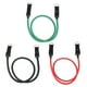 thumbnail image 1 of Bandas de tubo de resistencia Uxcell, 3 paquetes de 30 lbs/40 lbs/50 lbs, banda de resistencia apilable, banda de ejercicio para entrenar en casa, Rojo/Verde/Negro, 1 of 5
