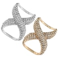 thumbnail image 2 of Miangastore 2pcs Rhinestone Scarf Clips Shawl Buckle Clasps Scarf Rings Fashion Clothing Jewelry, 2 of 8