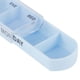 thumbnail image 4 of Caja de almacenamiento de medicina portátil, contenedor semanal de tabletas para viaje en casa, 28 rejillas, 2 unidades, 4 of 8