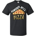 thumbnail image 3 of Inktastic Powered by Pizza T-Shirt, 3 of 5