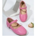 thumbnail image 7 of Wdgfv Girls Dress Shoes Mary Jane Ballerinas Flat Wedding Party School Baby Evening Shoes for Weddings Birthday Hot Pink 6-12Months, 7 of 7