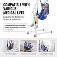 thumbnail image 3 of VEVOR Universal Full Body Patient Lift Sling Medium Transfer Sling 500LB Loads, 3 of 9