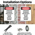 thumbnail image 3 of Livestock Guardian Dog On Duty OSHA Danger Aluminum Sign 14 Inch x 10 Inch - 10 Pack, 3 of 8