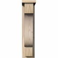 thumbnail image 2 of 5 1/2"W x 12"D x 24"H Newport Smooth Corbel w/Backplate, Douglas Fir, 2 of 9