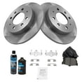 thumbnail image 2 of TRQ Rear Premium Ceramic Disc Brake Pad & Rotor Kit w/Chemicals for Kia Spectra BKA17620 Fits select: 2005-2008 KIA SPECTRA5, 2 of 6