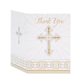 thumbnail image 3 of Radiant Cross Religious Thank You Notes, Gold & Silver, 8ct, 3 of 4