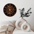 thumbnail image 6 of Elegant Modern Round Wall Clock with LED Lights 10-Inch Silent Wooden Wall Clock, Battery Operated (AA Batteries Not Included), Artistic Home Decor, 6 of 7