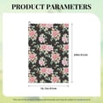 thumbnail image 4 of Easygdp Rose Flowers Golf Towel 24x16in for Men and Women with Carabiner Clip for Easy Attachment, 4 of 8